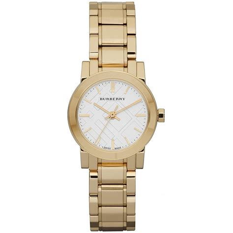 burberry gold watches for women